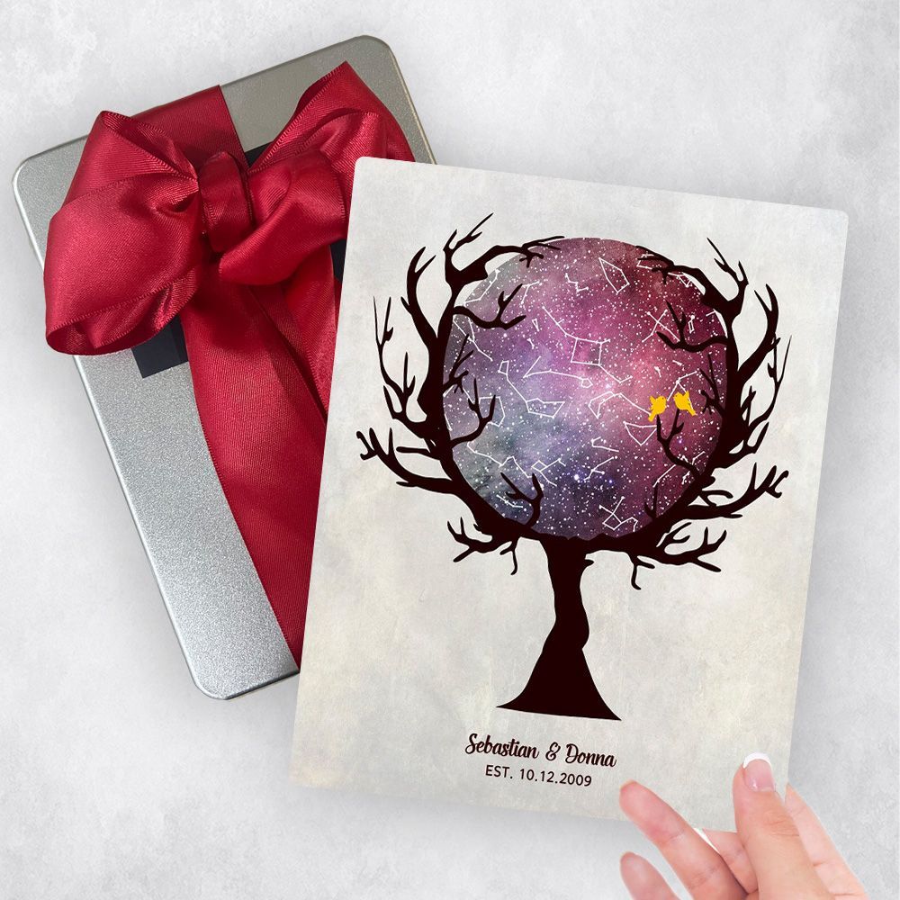 Star Map Anniversary Gift Delivery Box Gift for Couple TOY-1757