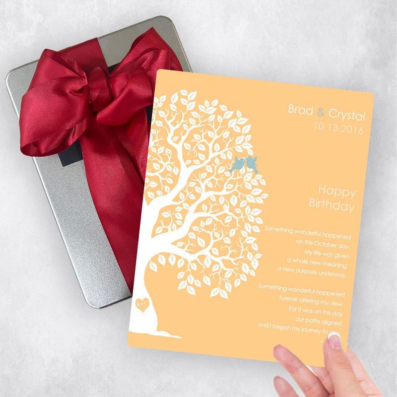 Half Artful Tree Spouse Birthday Gift Delivery Box Gift for Spouse TOY-1722