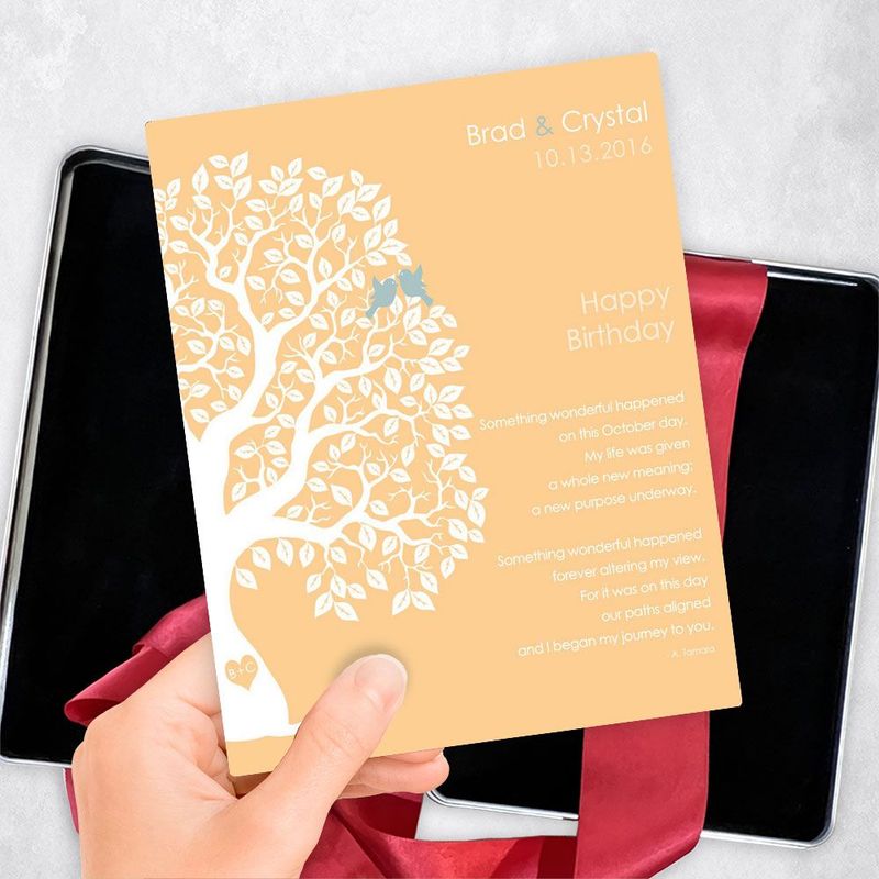 Half Artful Tree Spouse Birthday Gift Delivery Box Gift for Spouse TOY-1722