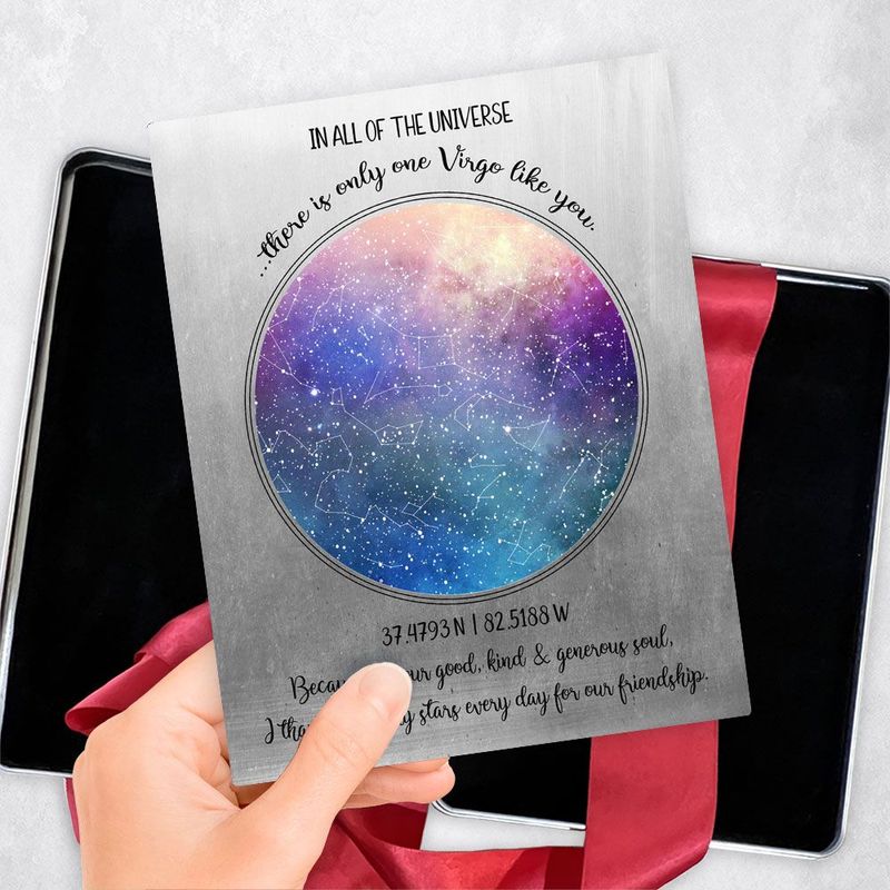 Tin Star Map Friendship Gift Delivery Box Gift for Friend TOY-1781