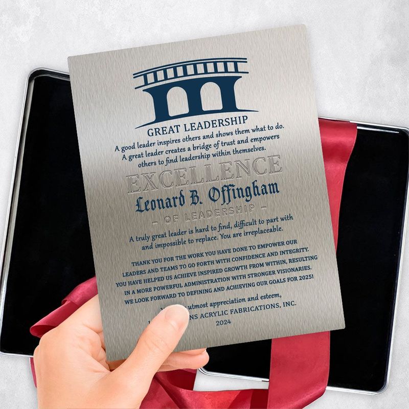 Tin Corporate Bridge of Trust Leadership Appreciation Gift Delivery Box Gift for Employee TOY-2114