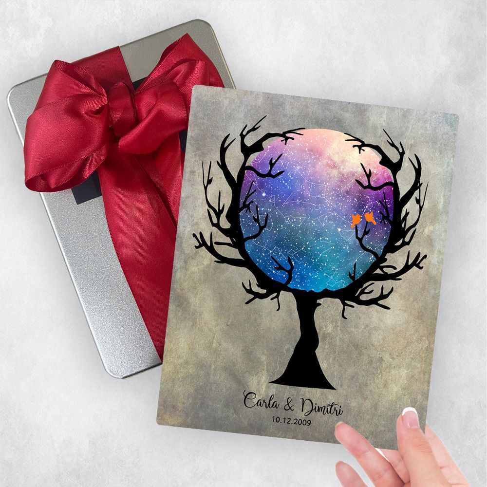 Star Map Anniversary Gift Delivery Box Gift for Couple TOY-1756