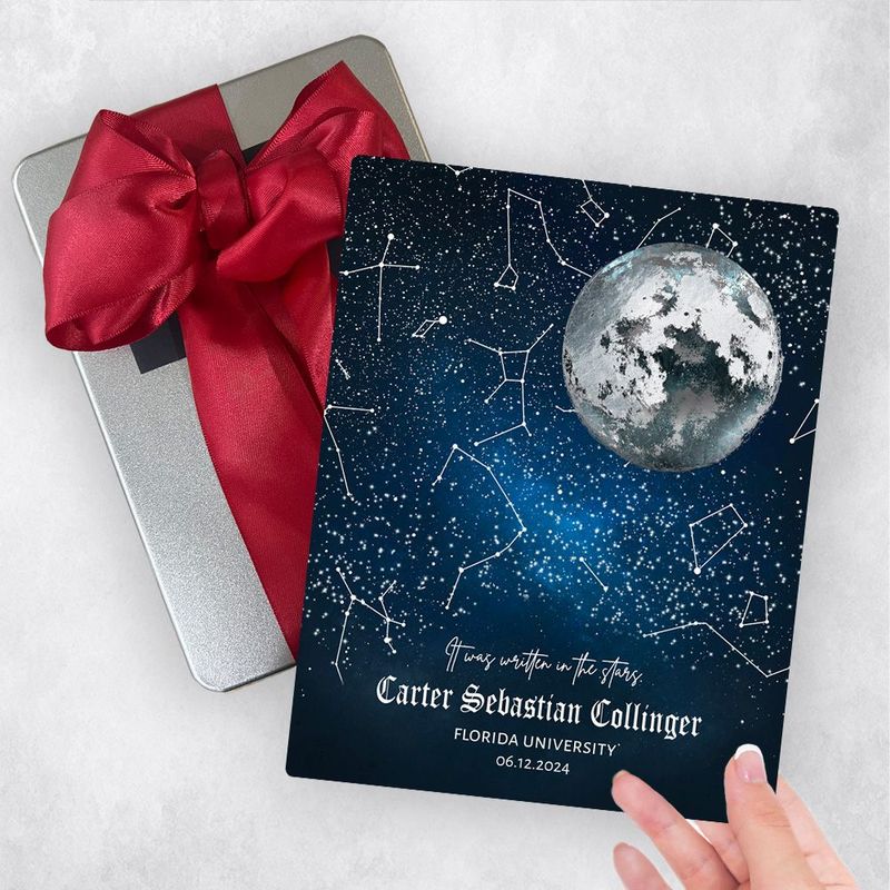 Moon and Star Map graduation Gift Delivery Box Gift for Graduate TOY-1578
