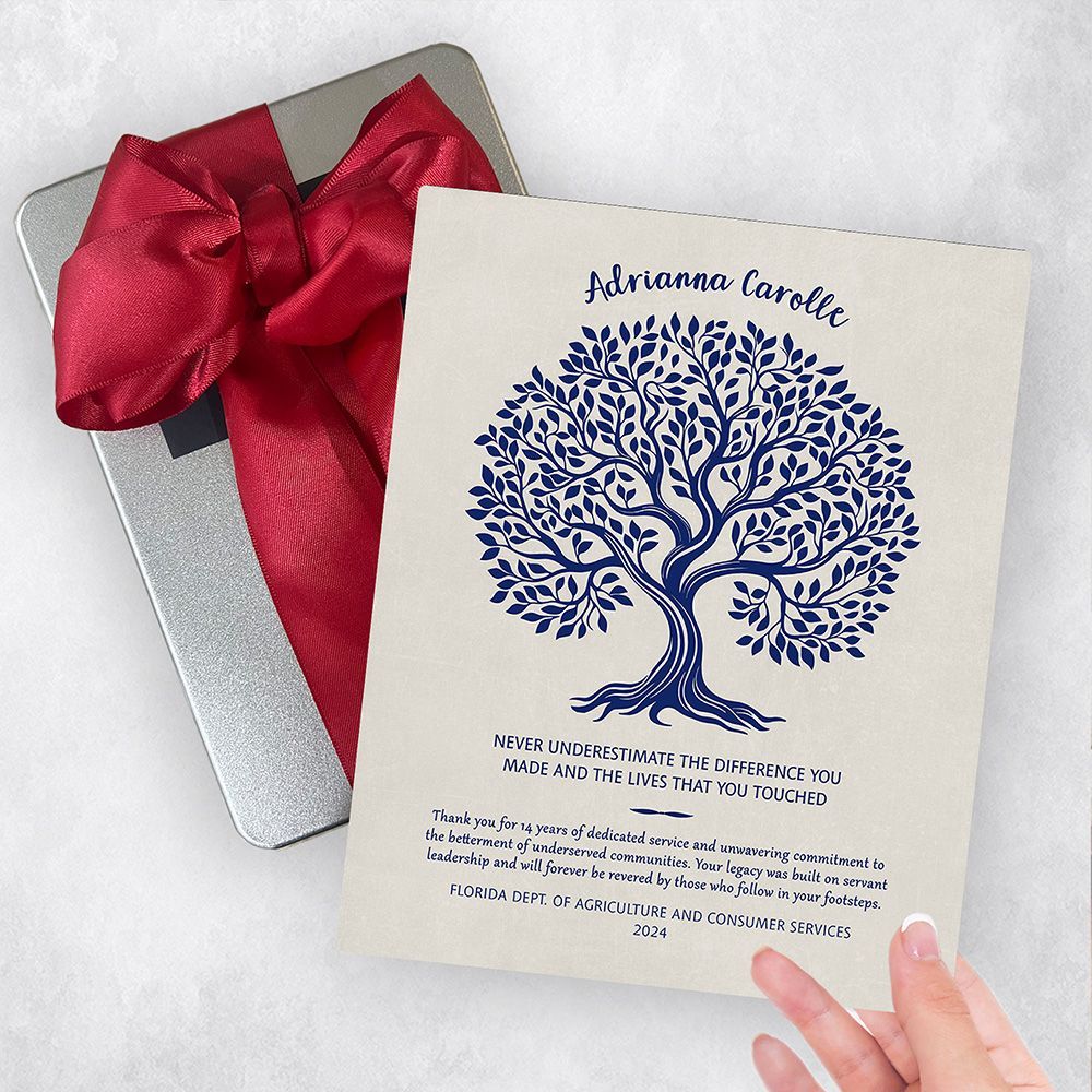 Never Underestimate the Difference You Made Legacy Retirement Gift Delivery Box Gift for Employee TOY-2143