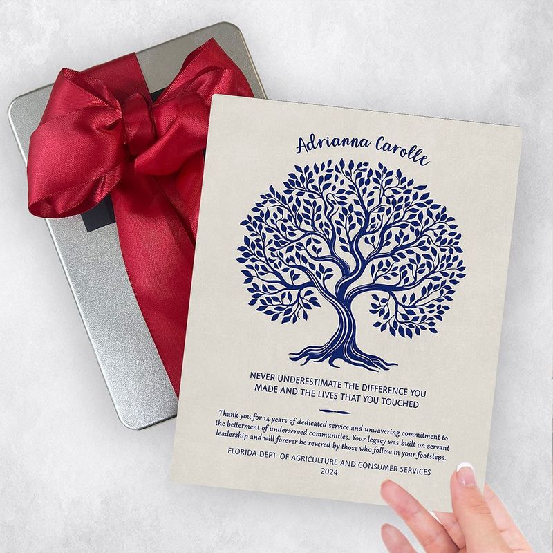 Never Underestimate the Difference You Made Legacy Retirement Gift Delivery Box Gift for Employee TOY-2143