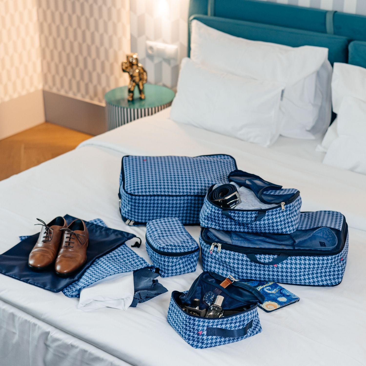 HIFLY Austria Aesthete Travel Organizer, 7‑Bag Set for Large Suitcases L, XL, and XXL