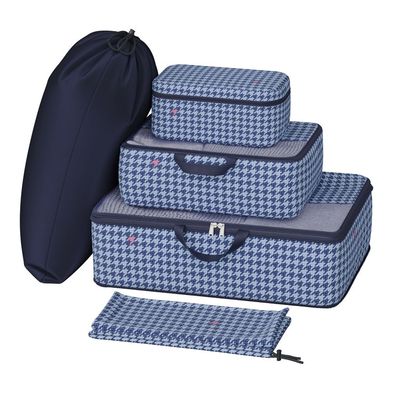 HIFLY Austria Aesthete Travel Organizer, 5‑Bag Set for S (Carry‑On) and M Suitcases