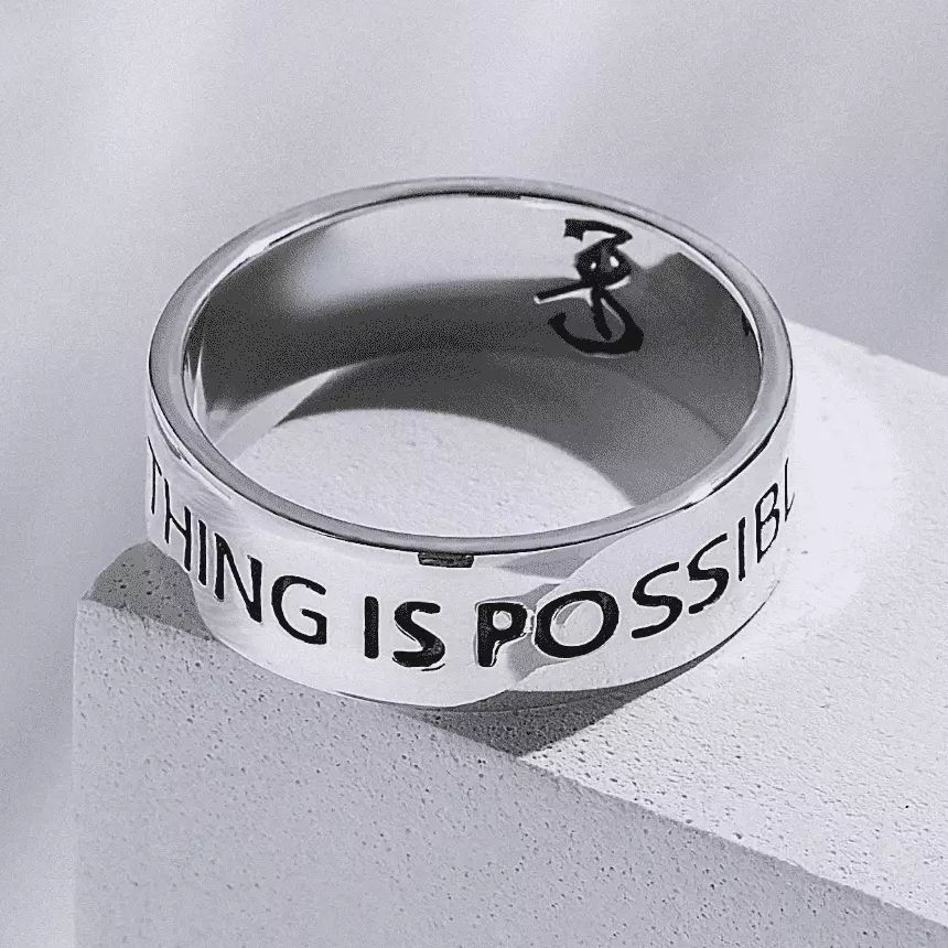 ISLAND SOUL Everything Is Possible Ring, Silver 925