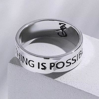 ISLAND SOUL Everything Is Possible Ring, Silver 925