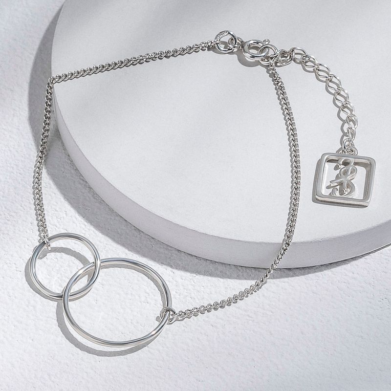 ISLAND SOUL Double Infinity Bracelet, Silver 925