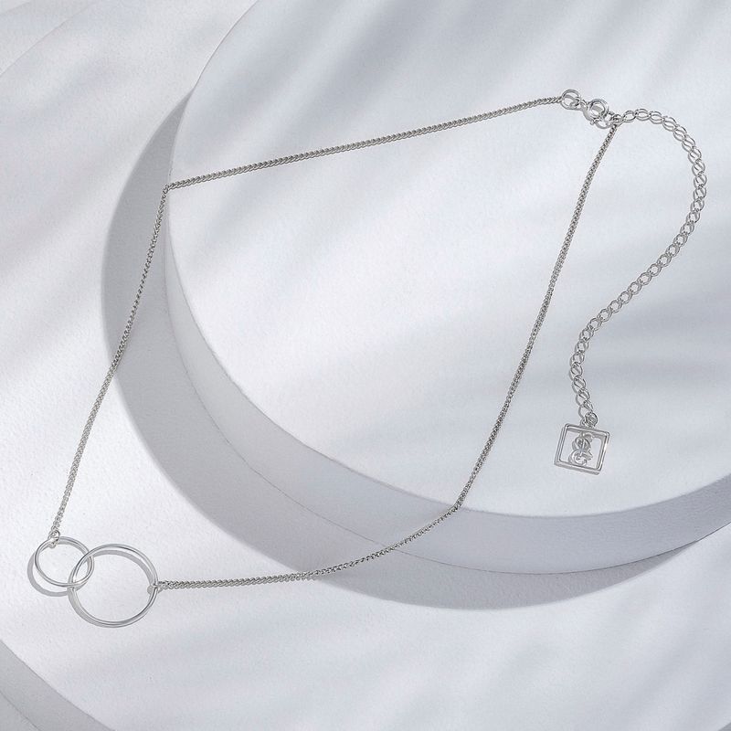 ISLAND SOUL Double Infinity Pendant, Silver 925