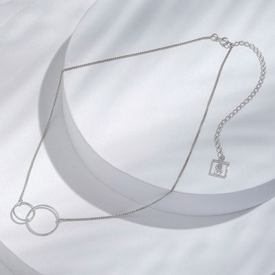 ISLAND SOUL Double Infinity Pendant, Silver 925