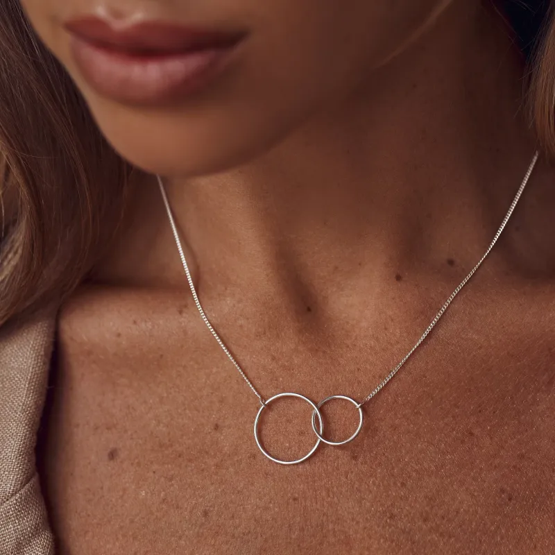 ISLAND SOUL Double Infinity Pendant, Silver 925