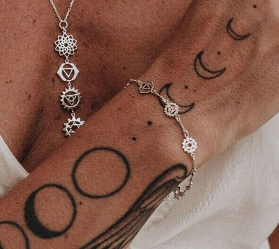 ISLAND SOUL Chakras Bracelet, Silver 925
