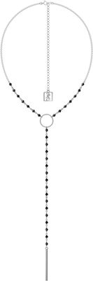 ISLAND SOUL Necklace with Black Onyx and Silver Plate, Silver 925