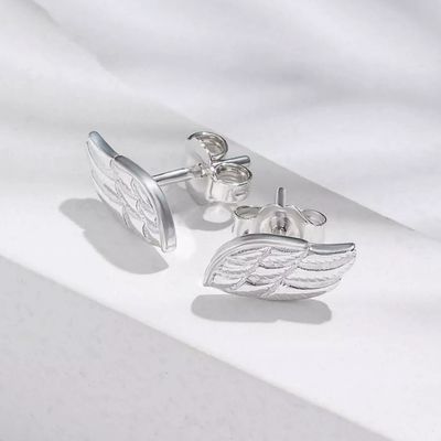 ISLAND SOUL Ohrstecker Flügel, Silber 925