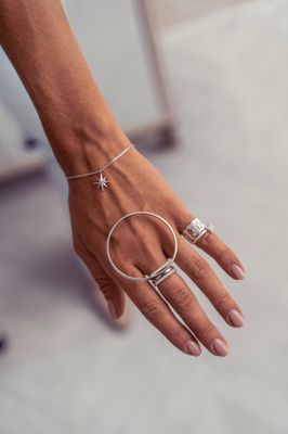 ISLAND SOUL Guiding Star Bracelet, Silver 925