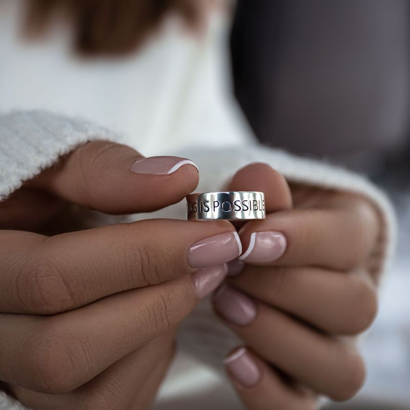 ISLAND SOUL Everything Is Possible Ring, Silver 925