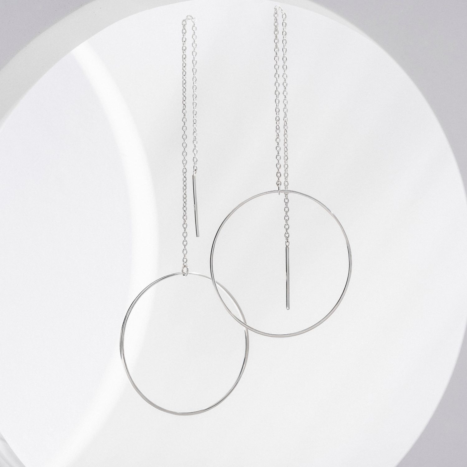 ISLAND SOUL Infinity Pendant Earrings, Silver 925