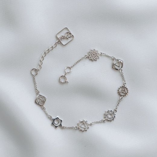 ISLAND SOUL Chakras Bracelet, Silver 925