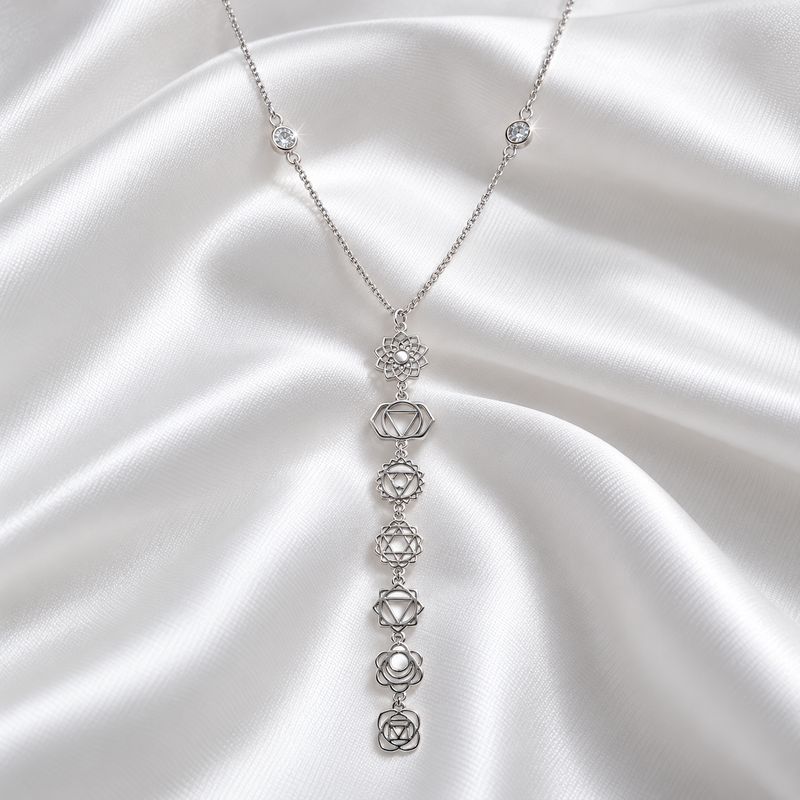 ISLAND SOUL Chakras Necklace, Silver 925
