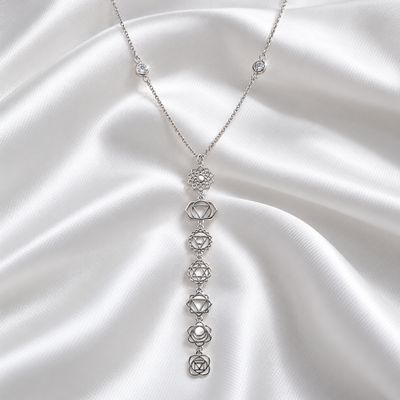 ISLAND SOUL Chakras Necklace, Silver 925
