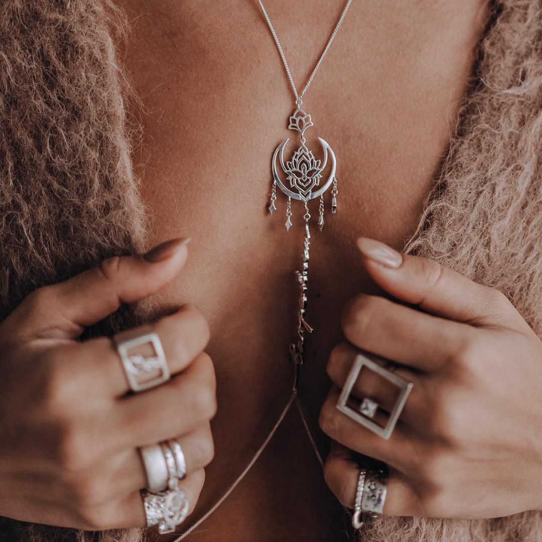 ISLAND SOUL Carpe Diem Bodychain, Silver 925