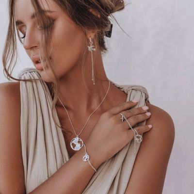 ISLAND SOUL Earth Сitizen Necklace, Silver 925