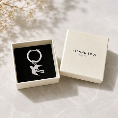 ISLAND SOUL Freedom Pendant without Carabine, Silver 925