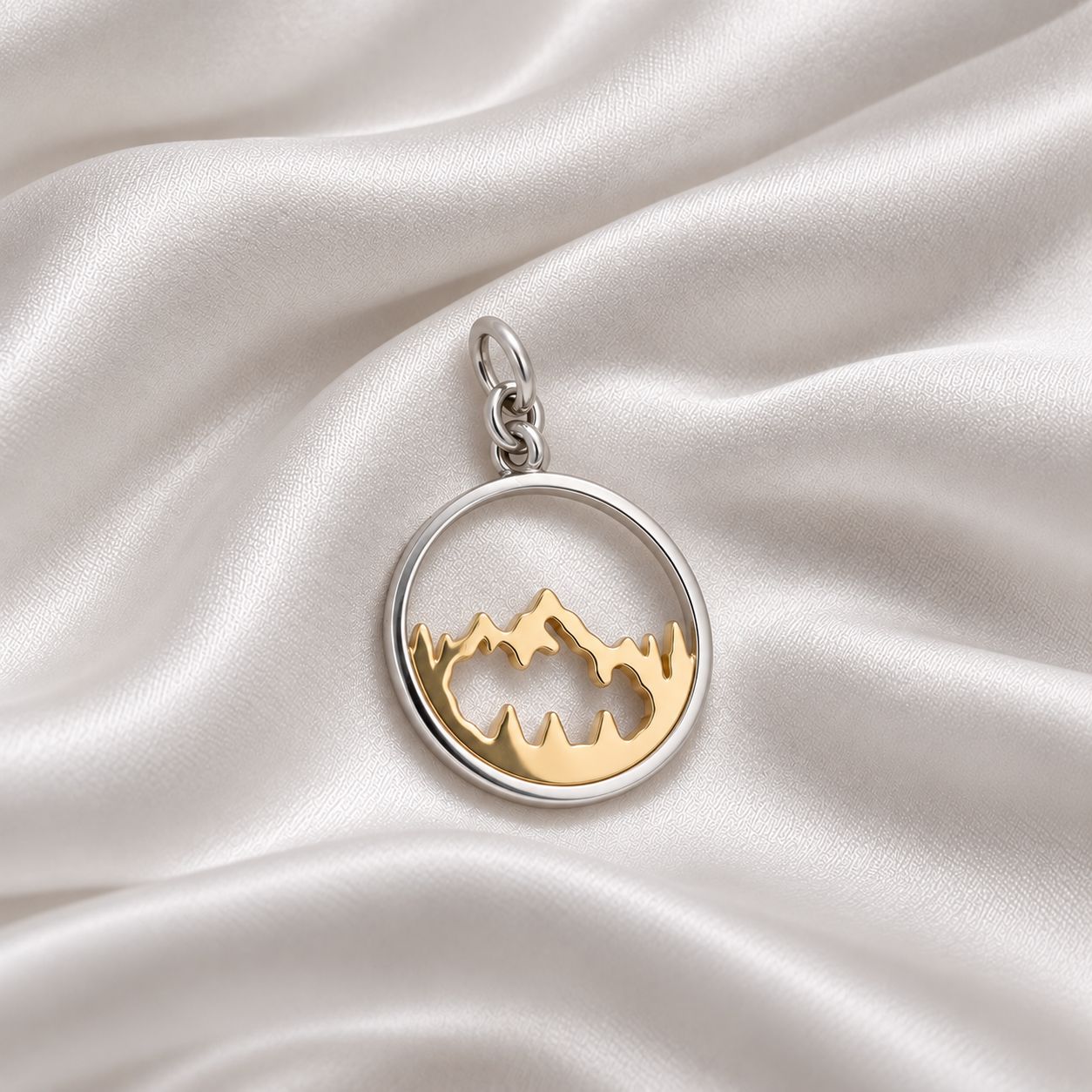 ISLAND SOUL Mountain Peaks Pendant without Carabine, Silver 925
