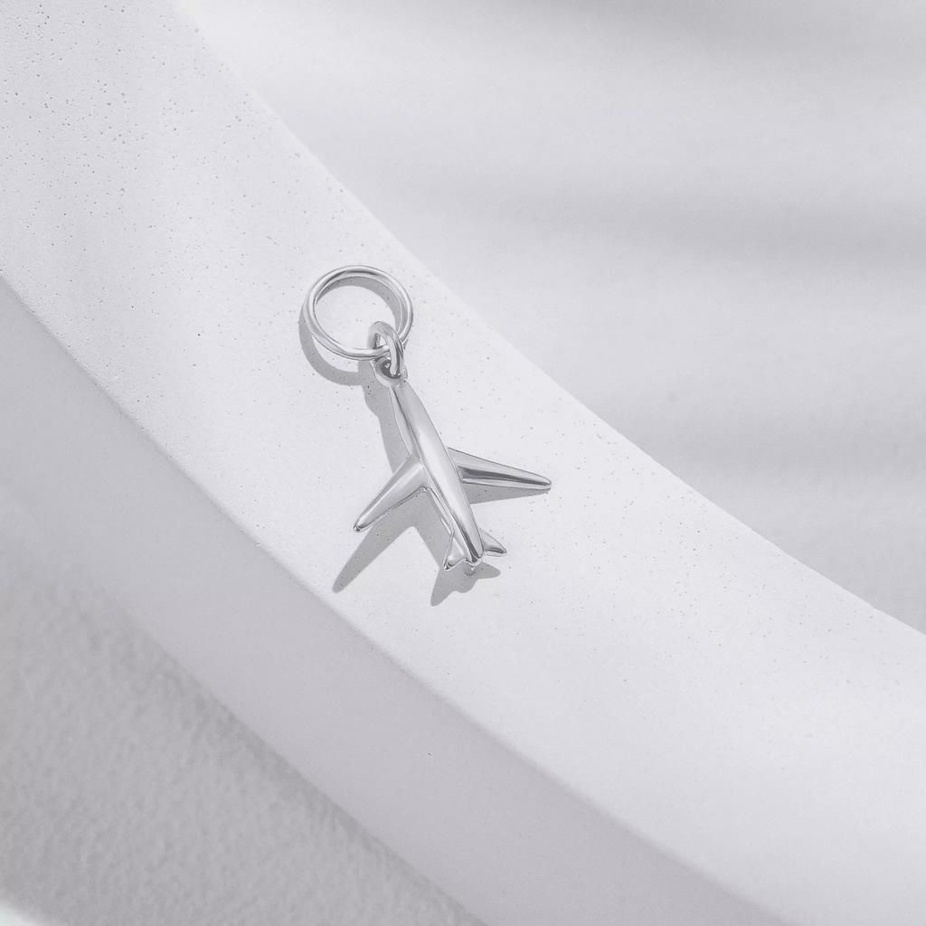 ISLAND SOUL Jet Pendant without Carabine, Silver 925