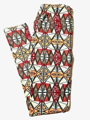 Tribal Pattern Soft Buttery Legging