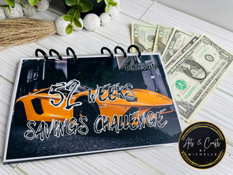 52 Weeks Savings Challenge For Him