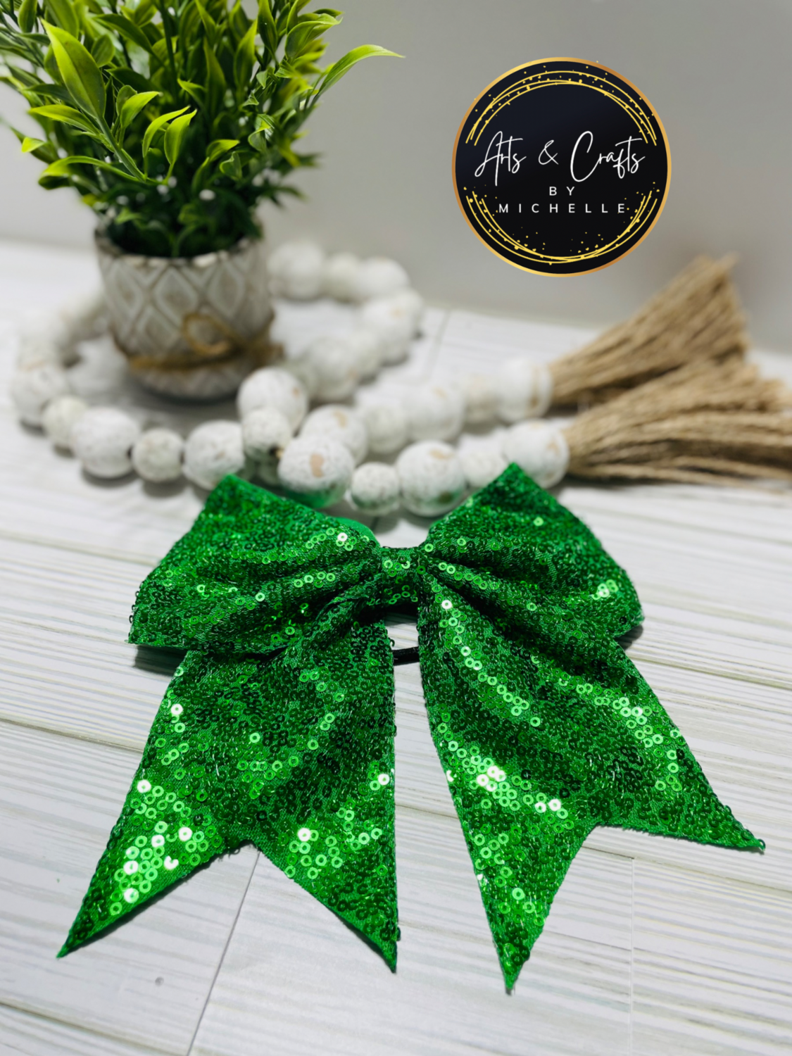 Sequin Hair Bow