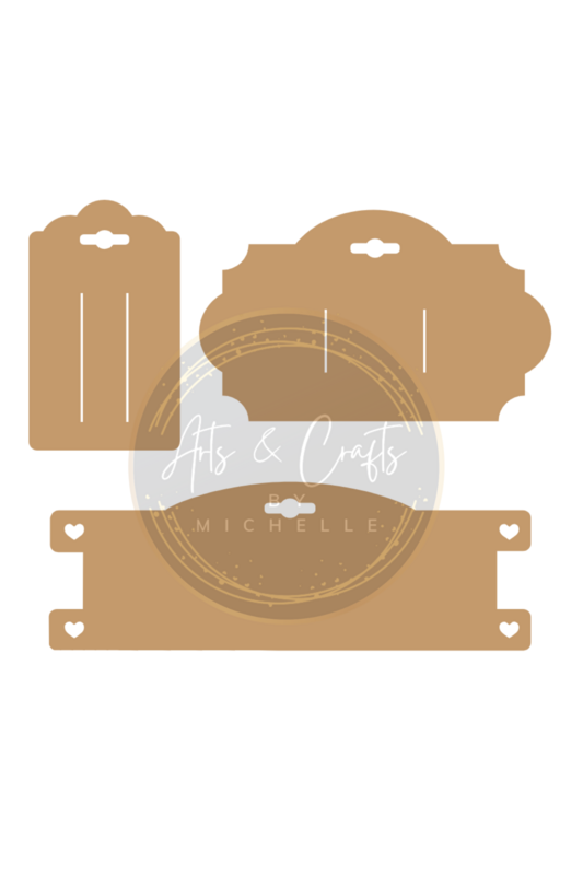 Digital File - Hair Bow Display Card