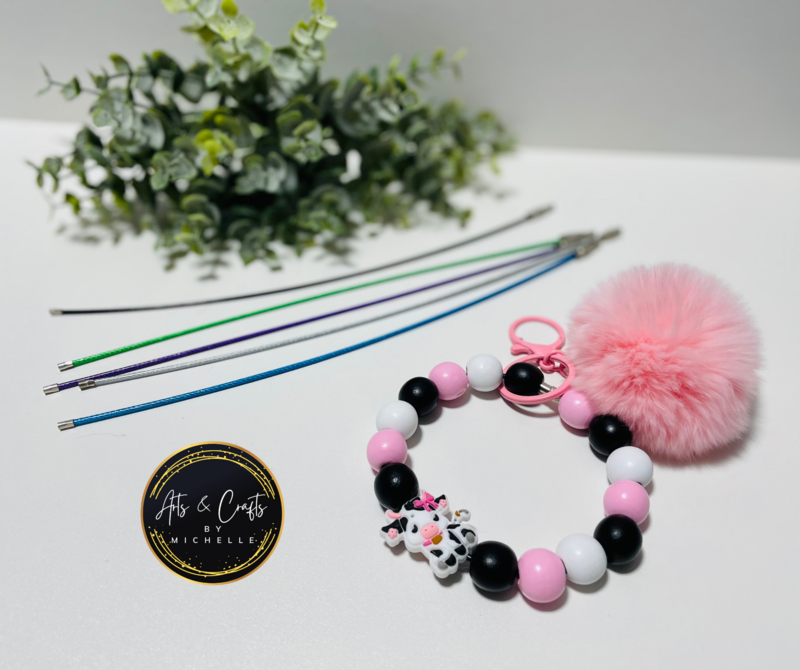 10” Keychain Bracelets wires for DIY