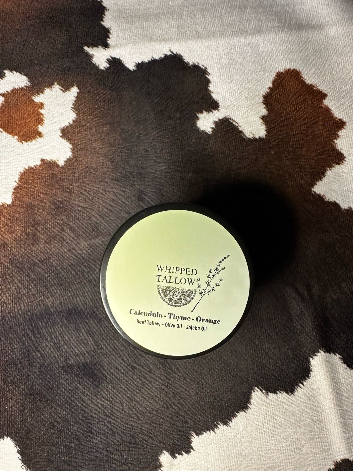 Whipped Tallow Moisturizer - Orange &amp; Thyme