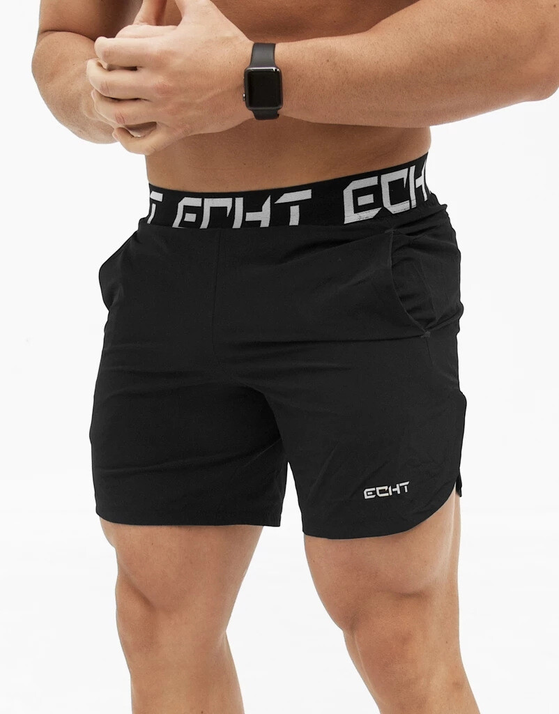 Men&#39;s Exercise Features Waist Fitness Bodybuilding Pants, Color: Black, Size: M