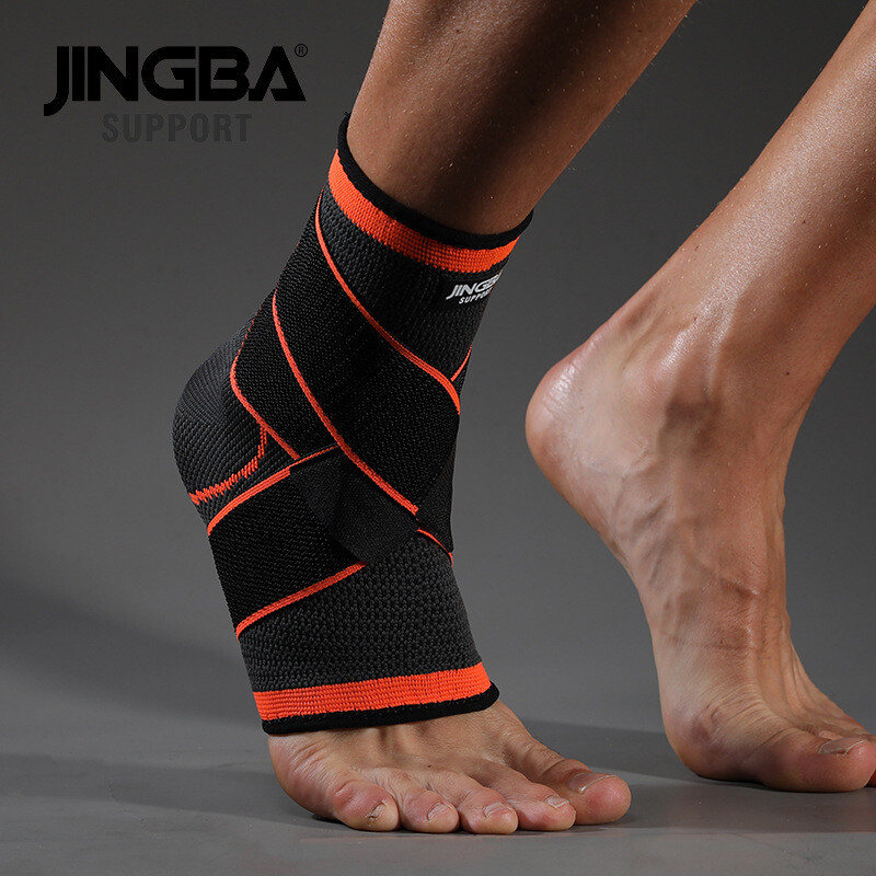 Pressurized Bandage Ankle Brace Support Compression Strap Sleeves, Specifications: Orange m