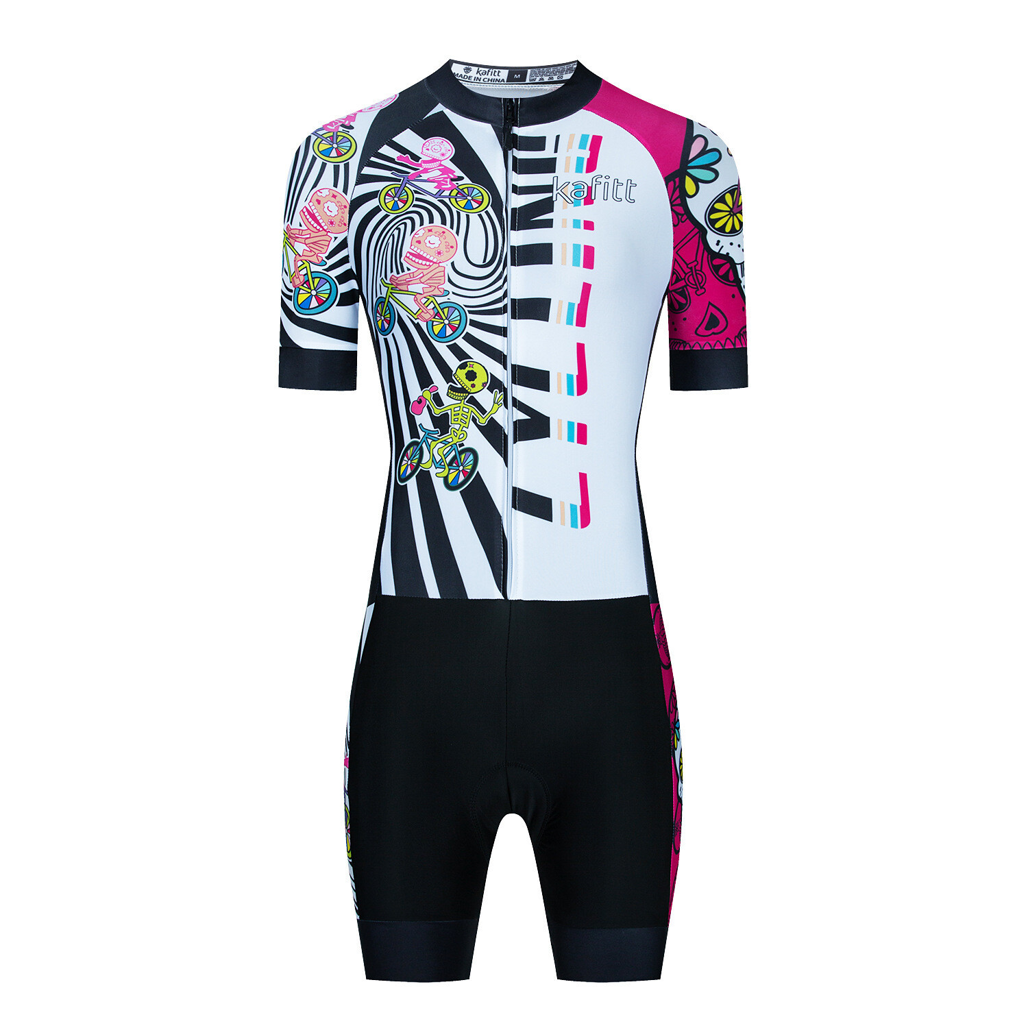 Team Clothes Men&#39;s And Women&#39;s Universal Short-sleeved Riding Jumpsuit, Color: Kafitt20-40, Size: Xs