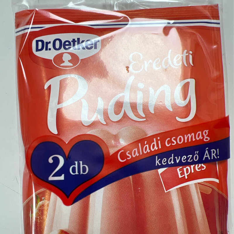 Dr Oetker Strawberry Pudding 2 Pcs