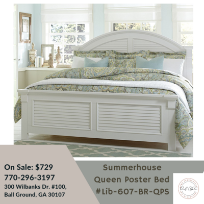 Summer house Queen Poster Bed 2 380