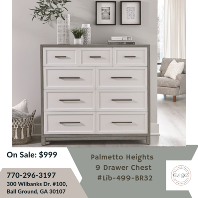 Palmetto Heights 9 Drawer Dresser