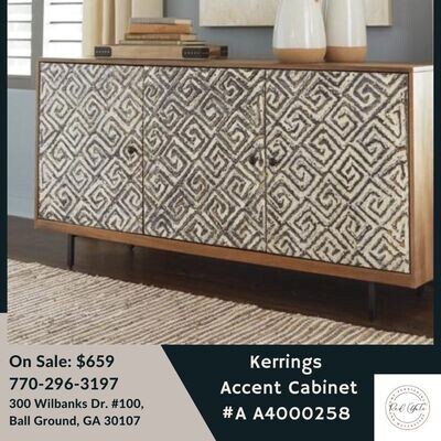 Kerrings accent cabinet