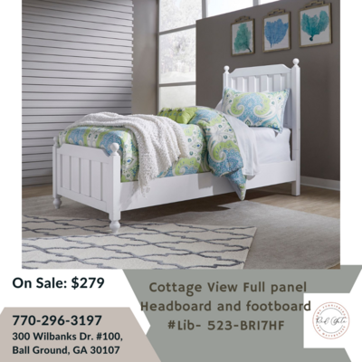 Cottage View full panel Headboard and Footboard