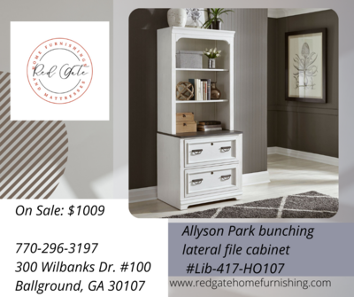 Allyson Park bunching lateral file cabinet