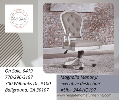 Magnolia Manor Jr executive desk chair