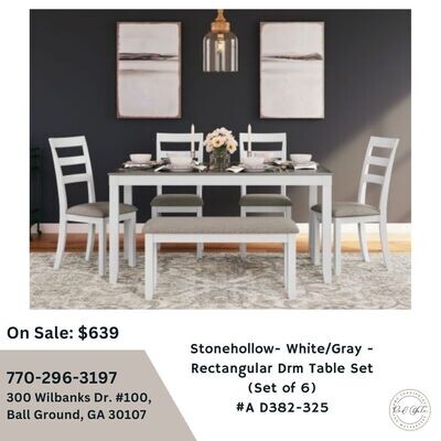The Stonehollow dining set