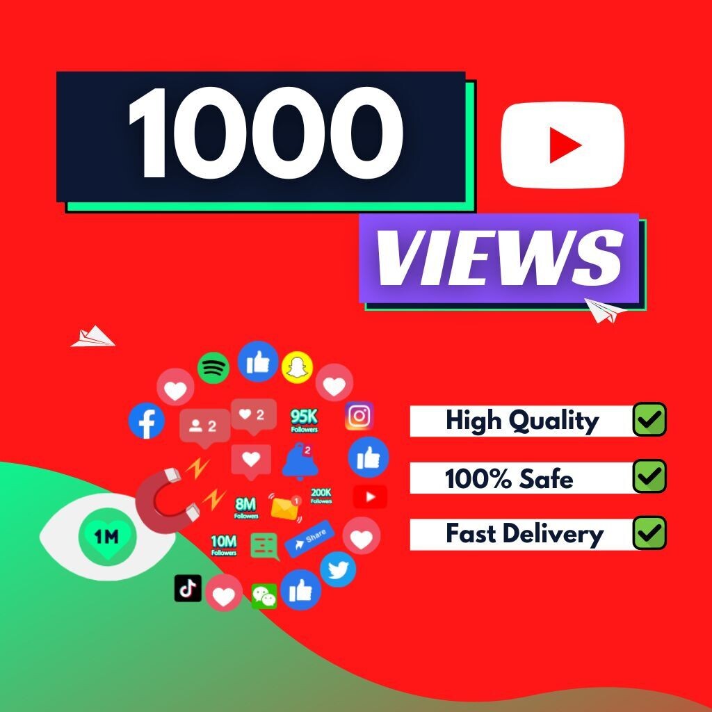 1,000 YouTube Views