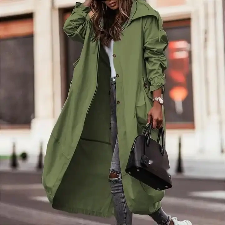 Women&#39;s Casual Cardigan Trench Coat